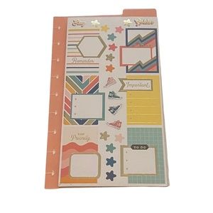 Happy Planner Student Productivity Snap-In Sticker Pack READ